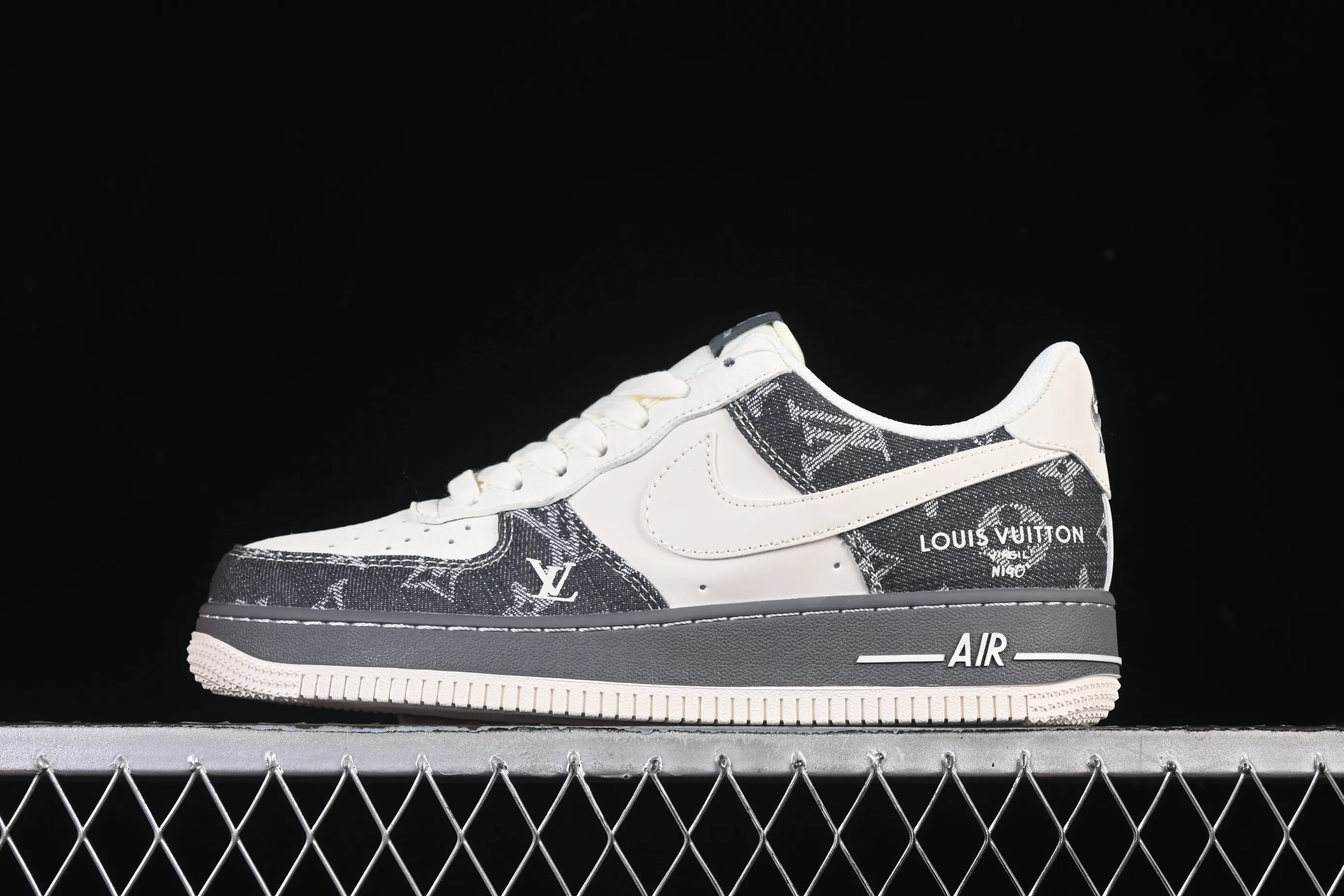 All categories Nk Air Force 1 Air Force series Nk Air Force 1 Low Air Force low-top Nike Air Force 1'07 Low LV joint beige denim Air Force 1 low-top casual sneakers SM6668-110